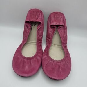 The Storehouse Flats Pink Leather Foldable Ballet Flats Size 8